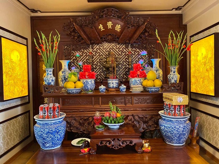 culte ancêtres Vietnam autel moderne